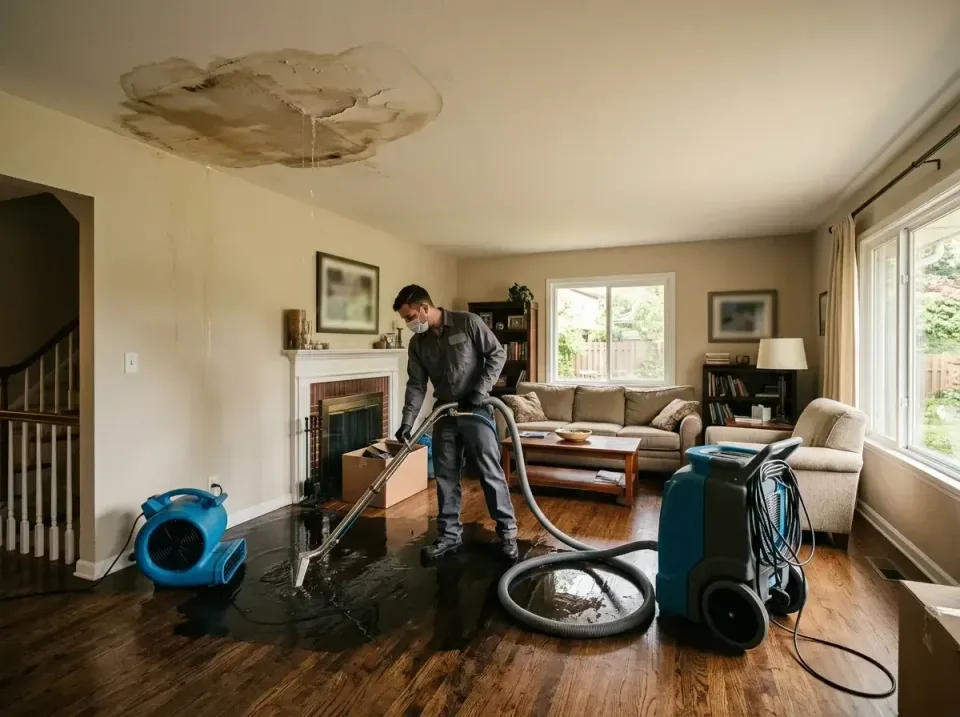 attic-pipe-burst-ceiling-drip-008 — frequently asked questions, Water Damage Restoration & Carpet Care in Mountain View, MO
